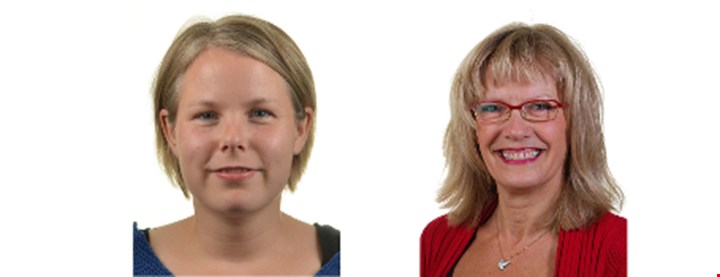 Stortingsrepresentantene Kirsti Bergstø (SV) og Karin Andersen (SV)