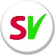 Svs logo Rød S og grønn V