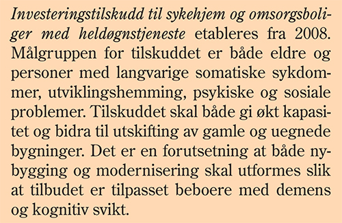 investeringstilskudd demensplan 2015 investeringstilskudd demensplan 2015