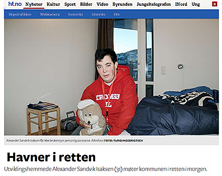 Faksmile fra Harstad Tidende