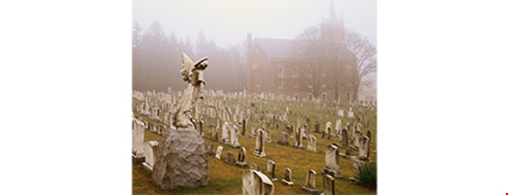 Illustrasjonsfoto fra en kirkegård