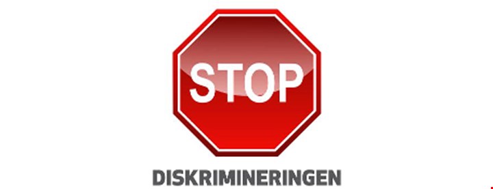 Stop diskrimineringens logo