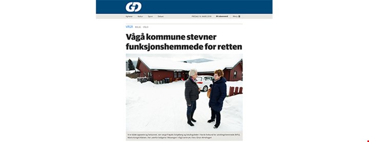 Faksimile fra Gudbrandsdølen Dagningen